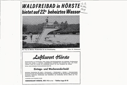 beheiztes Freibad 1961 LZ 25.6 69