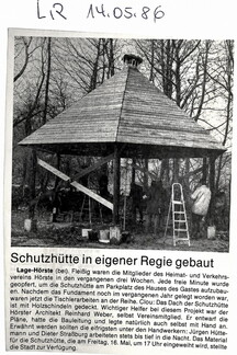 Schutzhütte alt 1986