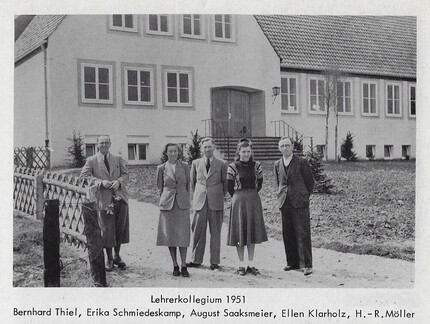neue Schule Lehrerkollegium 1951