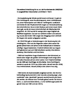 neue Schule weitere Entwicklung 2
