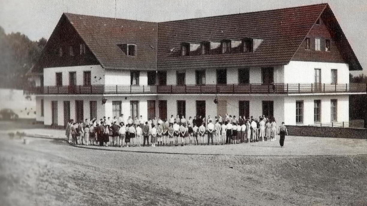 inoffizielle Einweihung Pfingsten 1954