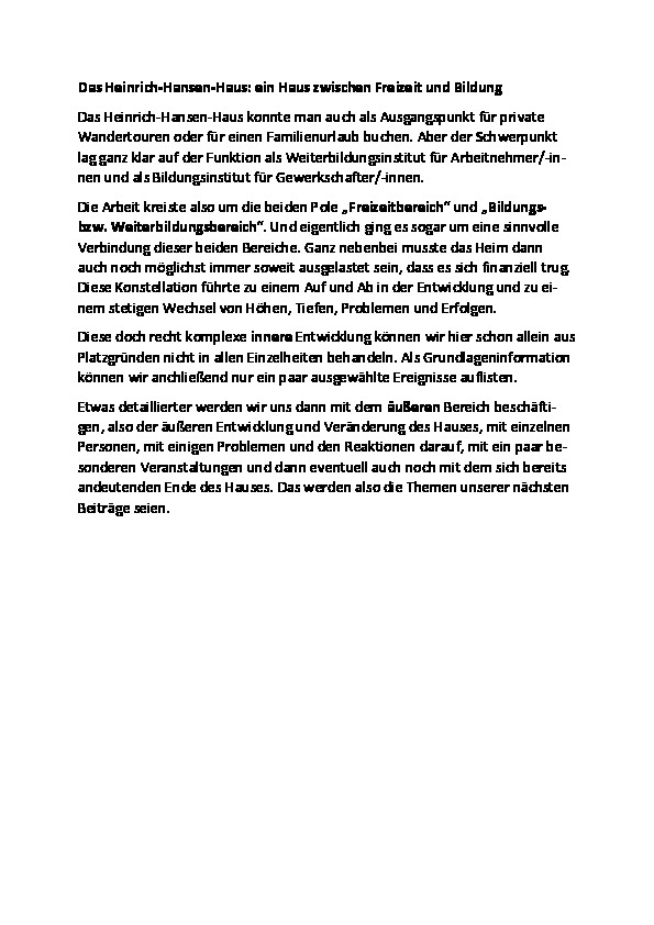 HHH Entw. zwischen Freizeit und Bildung