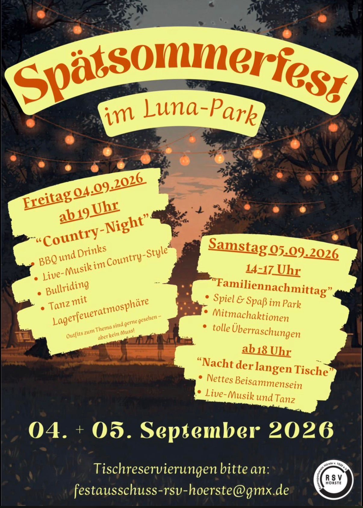 Spätsommerfest im Luna-Park
